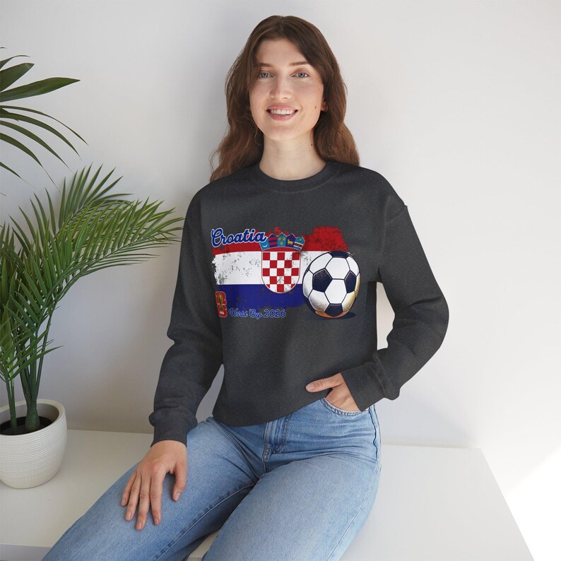 Croatia Soccer Fan Tee — Flag Crest Football Graphic Shirt image 14