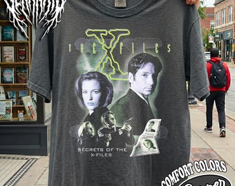 Comfort Colors The X Files Graphic Tee, 90's Movie, Unisex Shirt, Horror movie, Dana Scully VT02