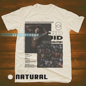 Vintage Style Bootleg Inspired Tee | Graphic Unisex Tee | JID - The forever story Shirt, Aesthetic Pop Album Tee JID01