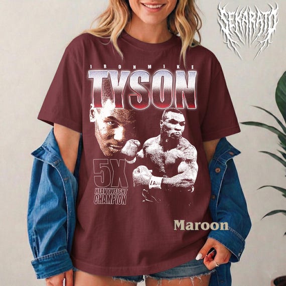 ヴィンテージ アイアン マイク・タイソン Tシャツ、マイク・タイソン 