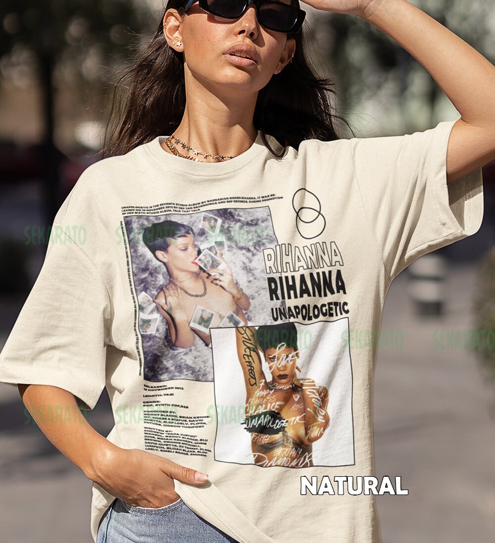 Discover Unapologetic - Rihanna Tshirt | Vintage Style Music T-shirt