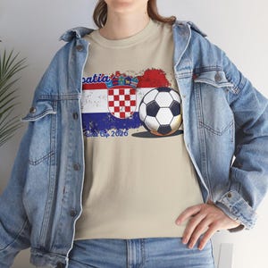 Croatia Soccer Fan Tee — Flag Crest Football Graphic Shirt image 9