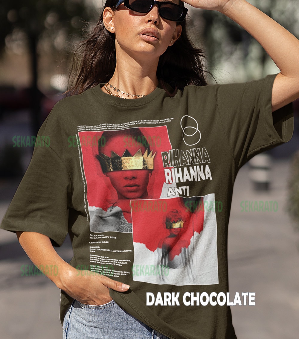 Vintage Bootleg Inspired Tee | Graphic Unisex Tee | Rihanna - Anti