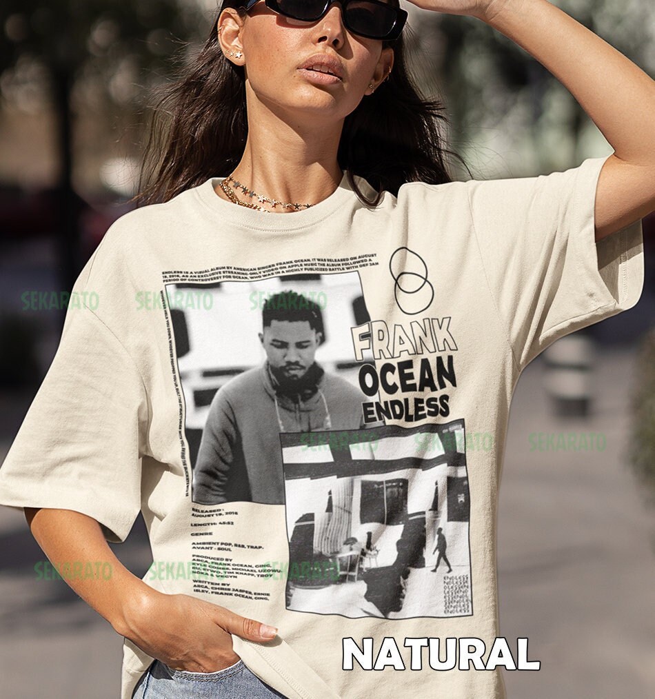 Discover Vintage Bootleg Graphic Frank Ocean Shirt