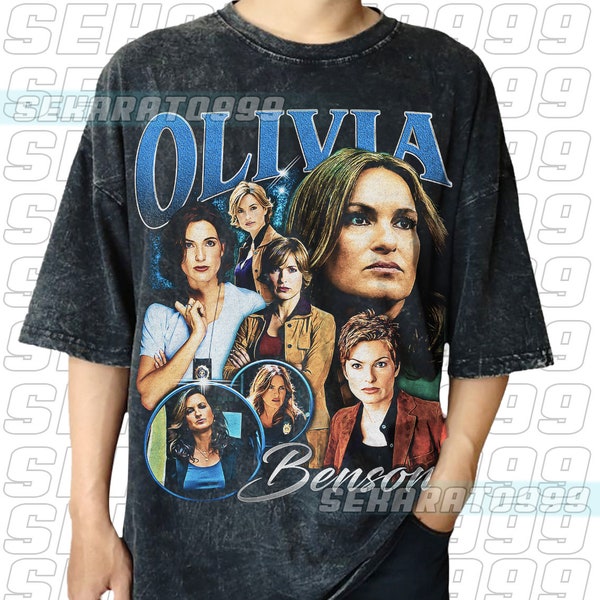 Vintage Wash Olivia Benson Vintage T-Shirt, Gift For Women and Man Unisex T-Shirt, Retro Gift, Law and Order OB12