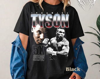t-shirt vintage Iron Mike Tyson, chemise Mike Tyson, t-shirt délavé vintage, t-shirt inspiré du bootleg des années 90