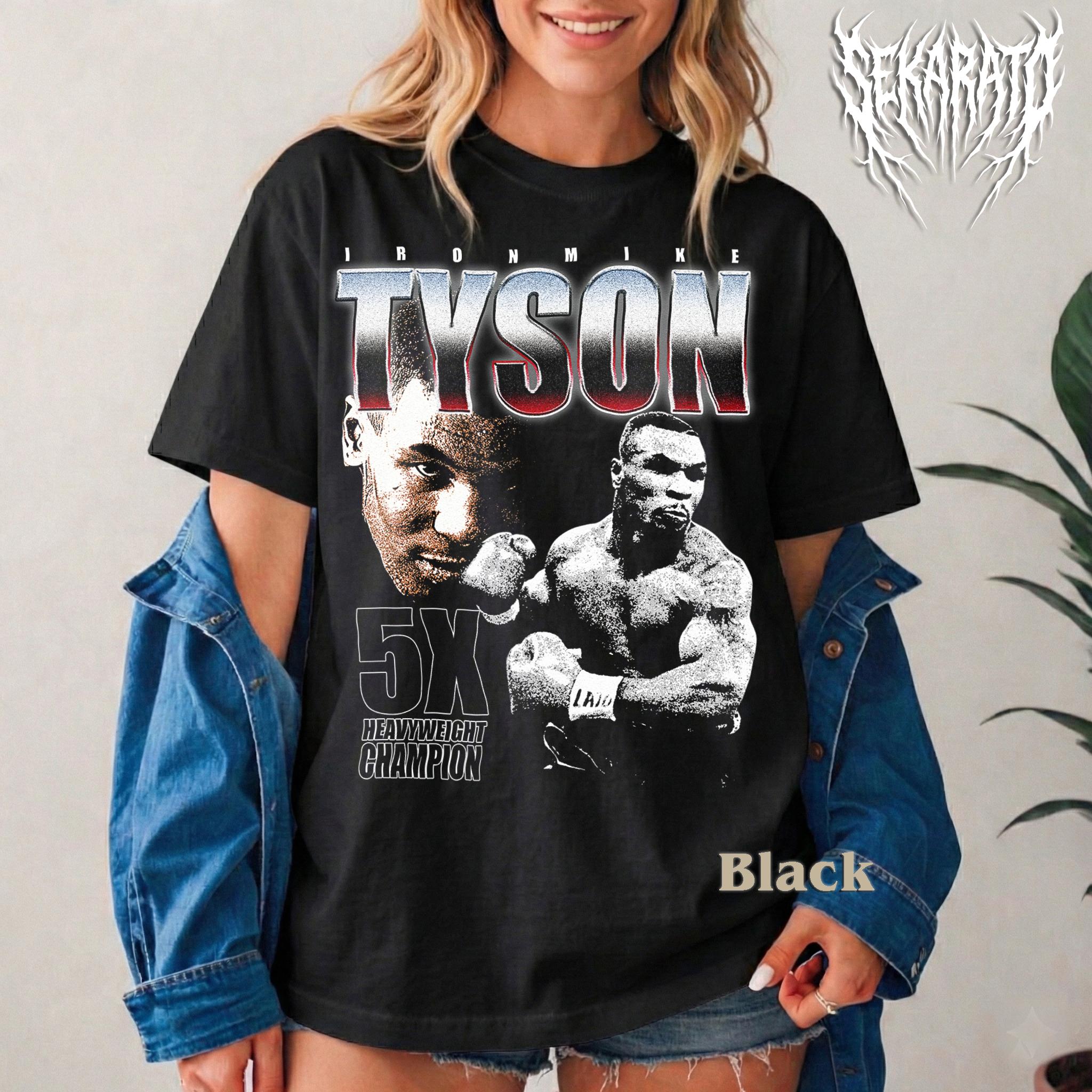 Pull De Noël Moche Mike Tyson - Drôle Col Round - Cadeau Boxe - Stormtrends