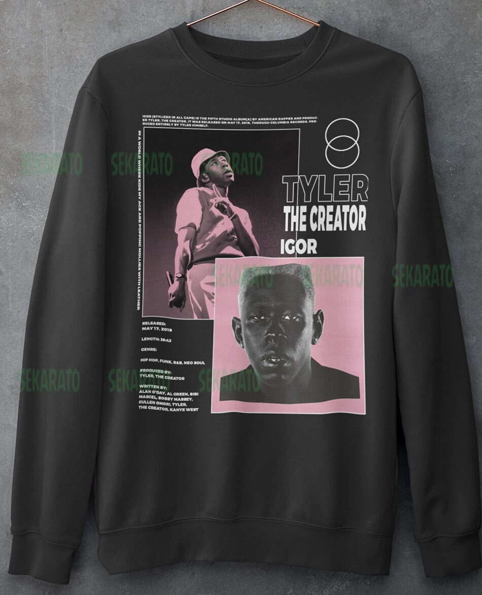 Discover Vintage Bootleg Inspired Sweatshirt Tyler The Creator Igor sweatshirt