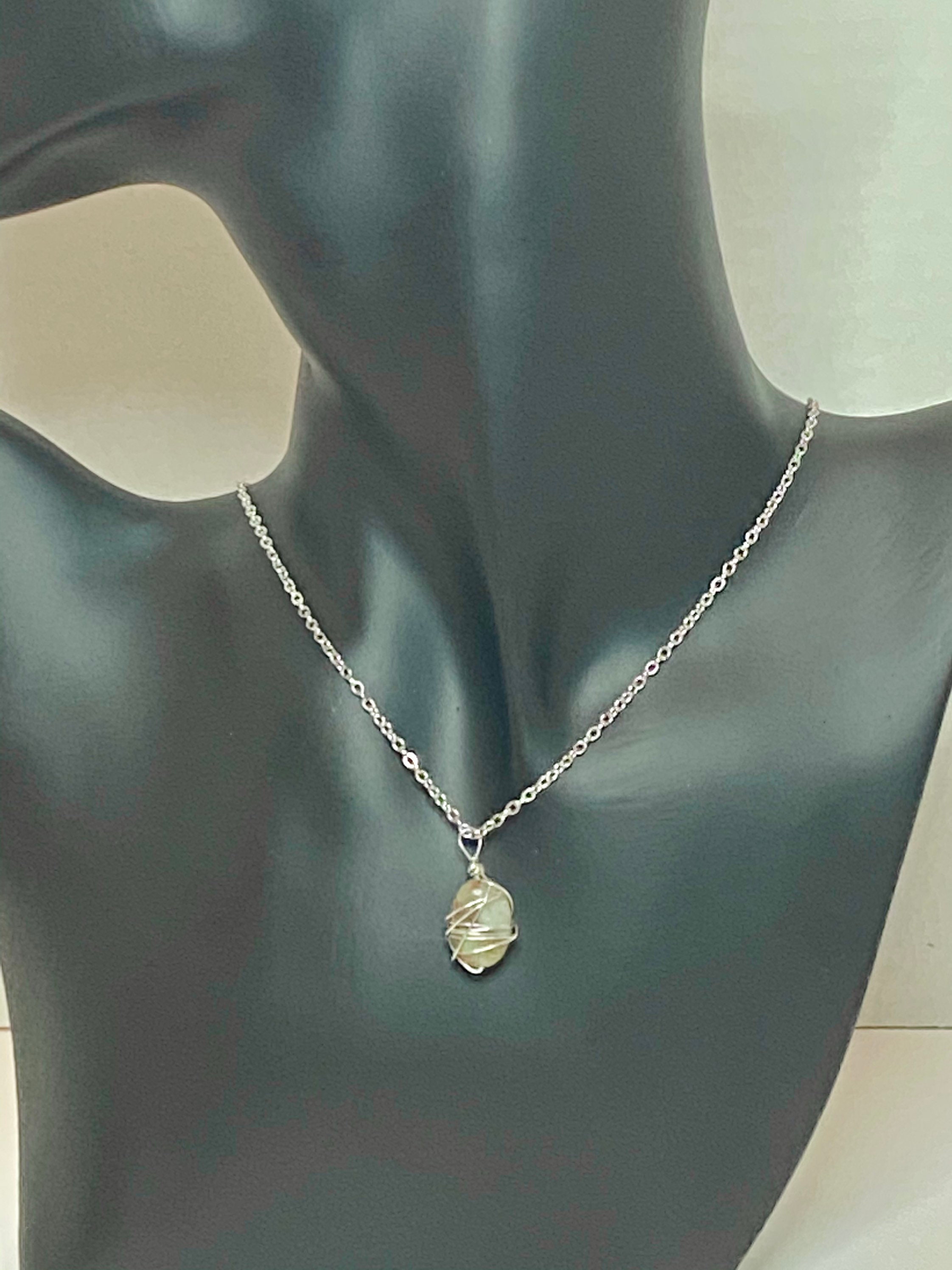 Serpentine Pendant Necklace Etsy