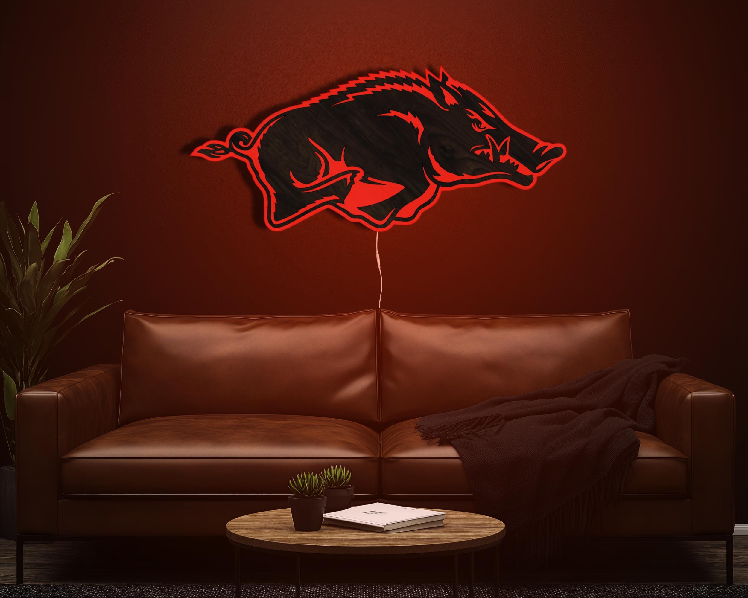 Arkansas Razorbacks Sign for Display Wood Art Wall Game Room Accent ...