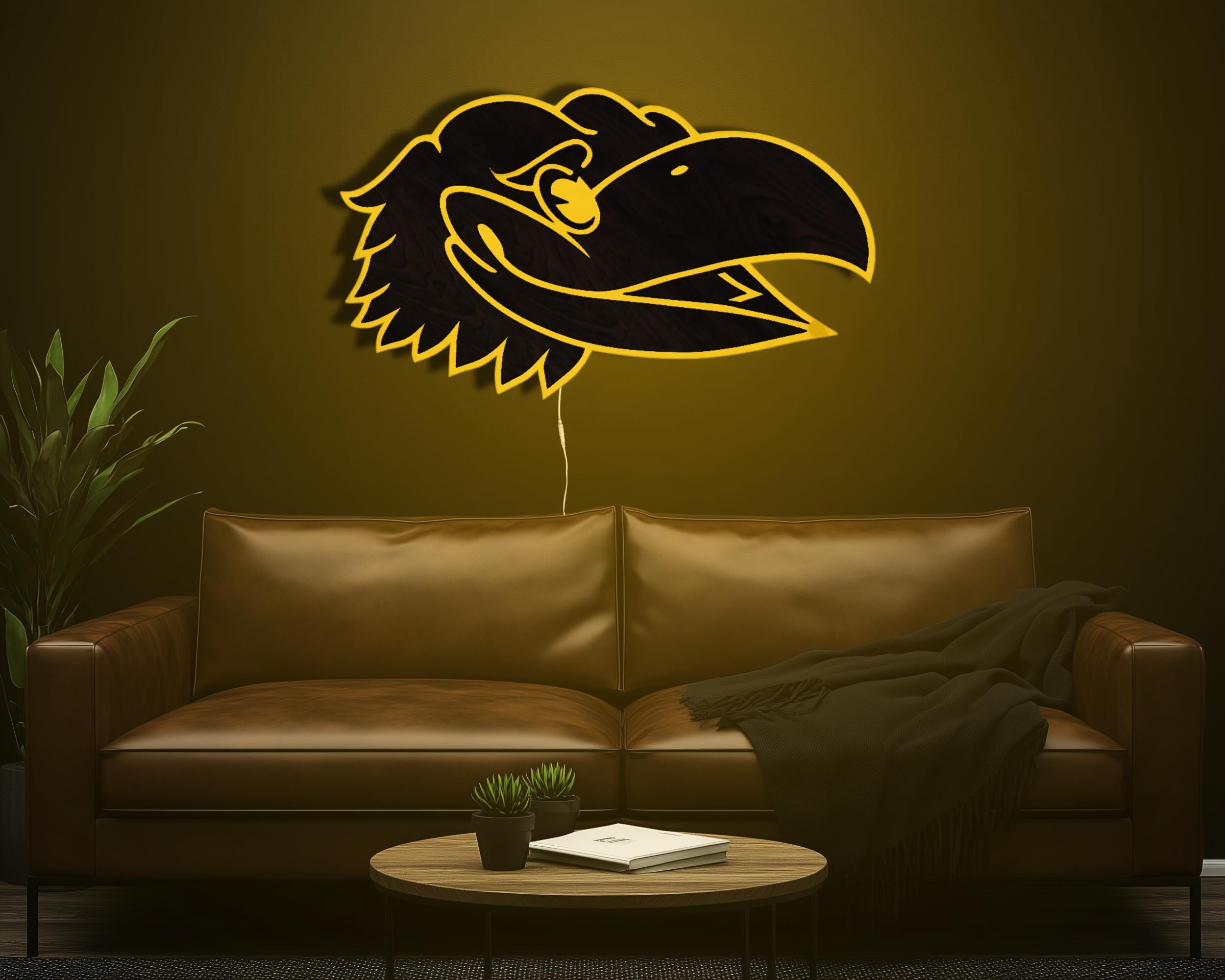 Kansas Jayhawk Led Sign - Etsy