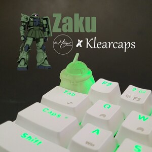 Zeon Zaku II Red Version English PBT 140 Keys KCA Profile