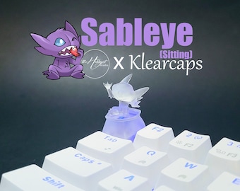 SABLEYE (Sitting) | Keycap | Clear