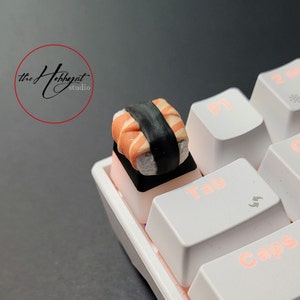 Handgefertigte Lachs Sushi (SALMON NIGIRI) Keycap