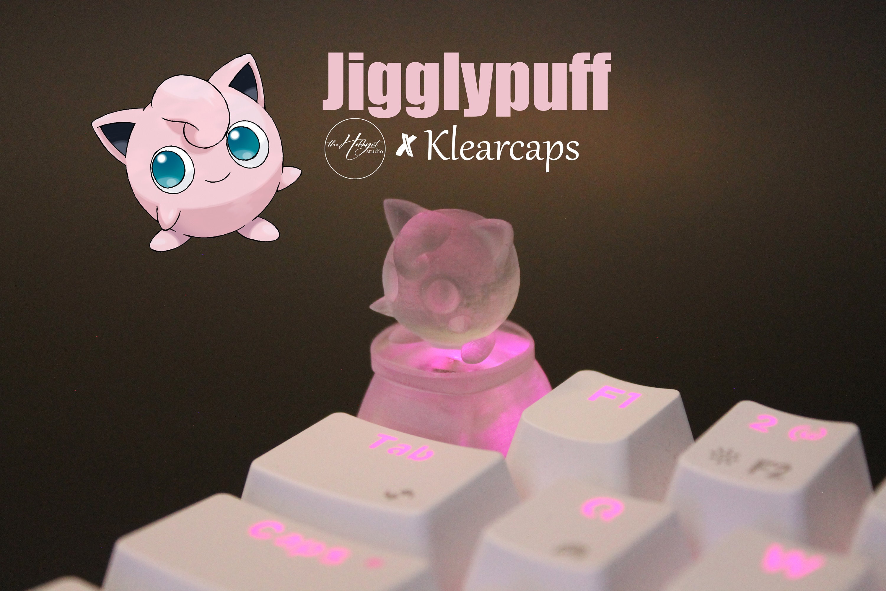 JIGGLYPUFF | Keycap | Clear