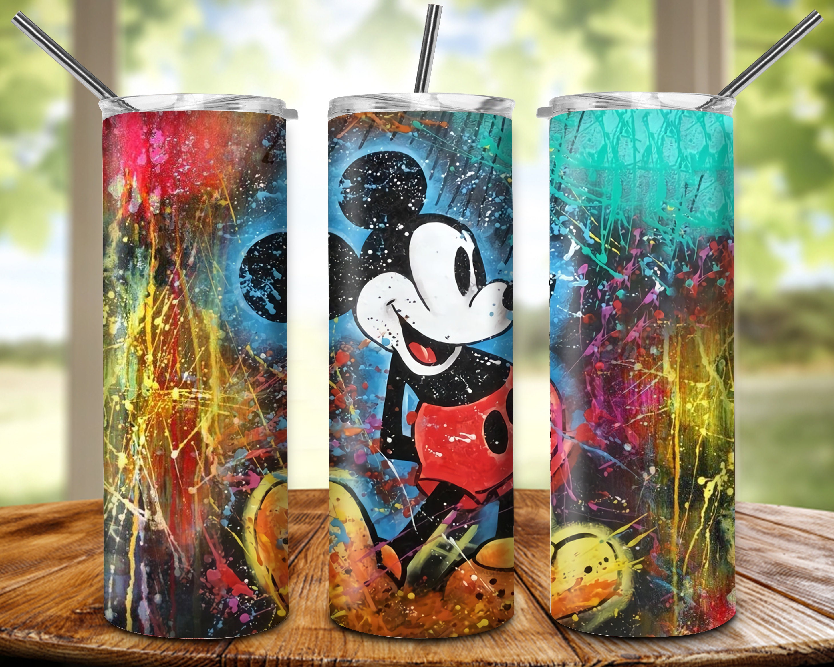 Mickey Mouse Tumbler Disney Tumbler Skinny Tumbler 20oz Etsy