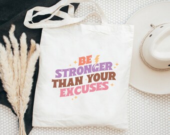 Gym Cotton Canvas Tote Bag, Aesthetic Tote Bag, Gym Bag, Canvas Tote Bag, Cute Gym Motivation Bag, Fitness Aesthetic, Motivational Tote