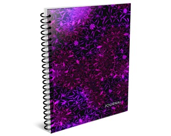 Floral Journal lila