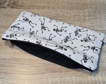 Spooky Skeletons Pencil Pouch | Handmade Gifts