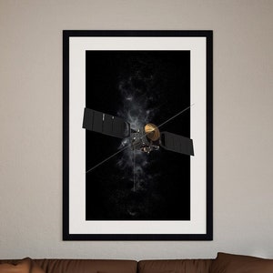 Satellite Wunder è una stampa 24x36 che porta lo spazio esterno a casa o in ufficio.