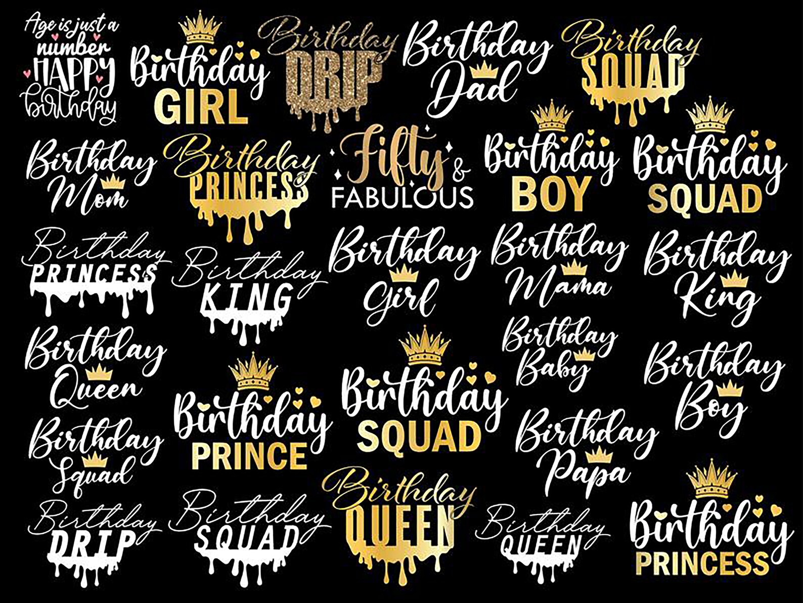 Download Birthday SVG Bundle Birthday Princess Svg Birthday Queen ...