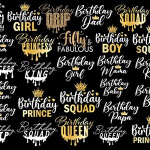 Download Birthday SVG Bundle Birthday Princess Svg Birthday Queen ...