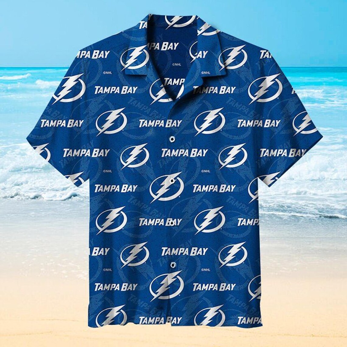 Amazing Tampa Bay Lightning Hawaiian Graphic Print Short Etsy