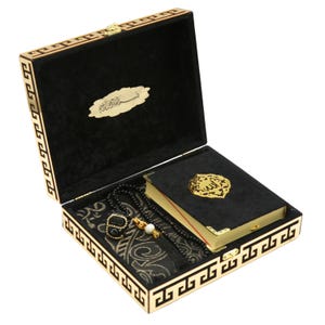Personalized Prayer Rug Quran Islamic Set Rosary Gift Set Birthday Gifts Ramadan Gift Muslim Eid Gift Wedding Gift.