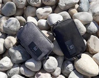 Small Smell Proof Pouch: Carbon Lined Travel Storage Case (5x3)