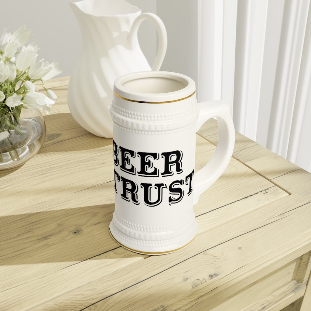 In Beer We Trust Stein Mug