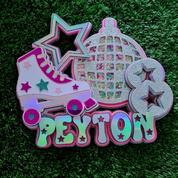 Disco Cake Toppers Etsy Australia