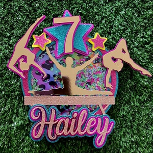 Gymnastics Shaker Cake Topper - Etsy