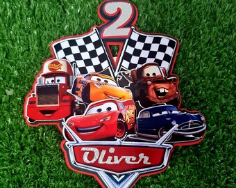 Themed cake topper - race car