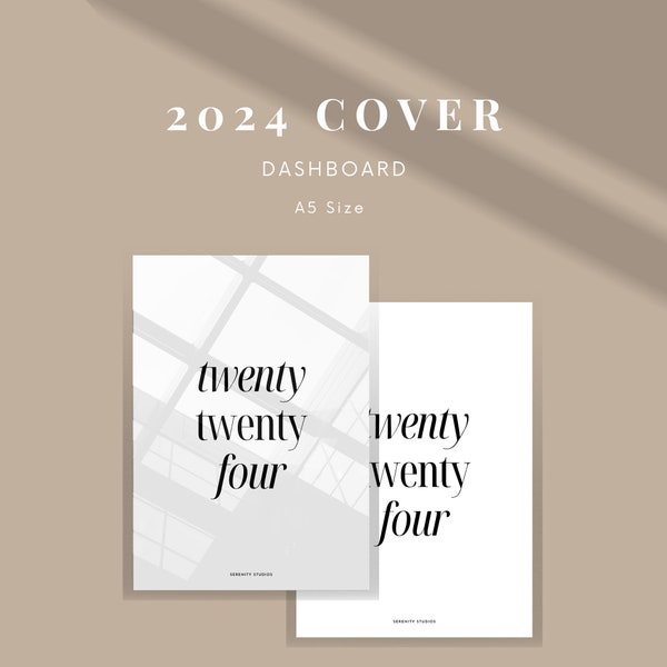 A5 Yearly Insert 2024 Printable Pdf Yearly Overview - Etsy