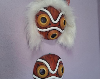 Princesse Mononoké, Fan Art, Masque de loup, Accessoire de cosplay