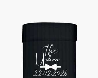 Personalized Usher Wedding Socks, Custom Groom Crew Gift, Wedding Party Apparel