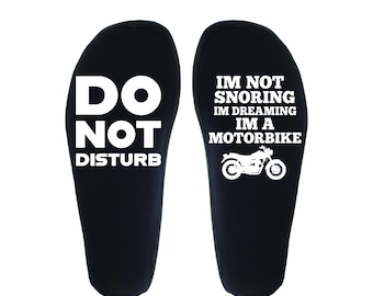 Motorbike Dreaming Socks | Funny Motorcycle Biker Crew Socks