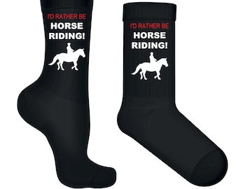 Horse Riding Socks: Cozy Equestrian Novelty for Horse Lovers