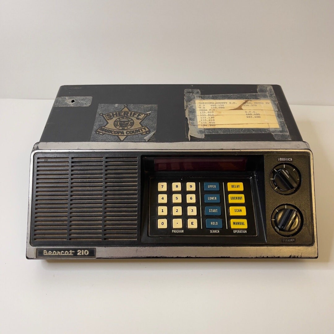 Vintage BEARCAT SCANNER Model BC210 UNTESTED Arizona Maricopa County Etsy