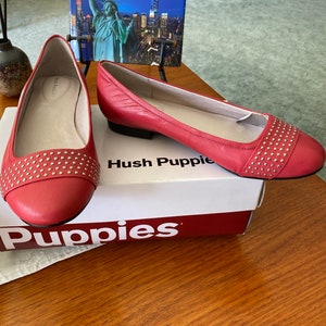 Red Hush Puppy Shoes Etsy Canada