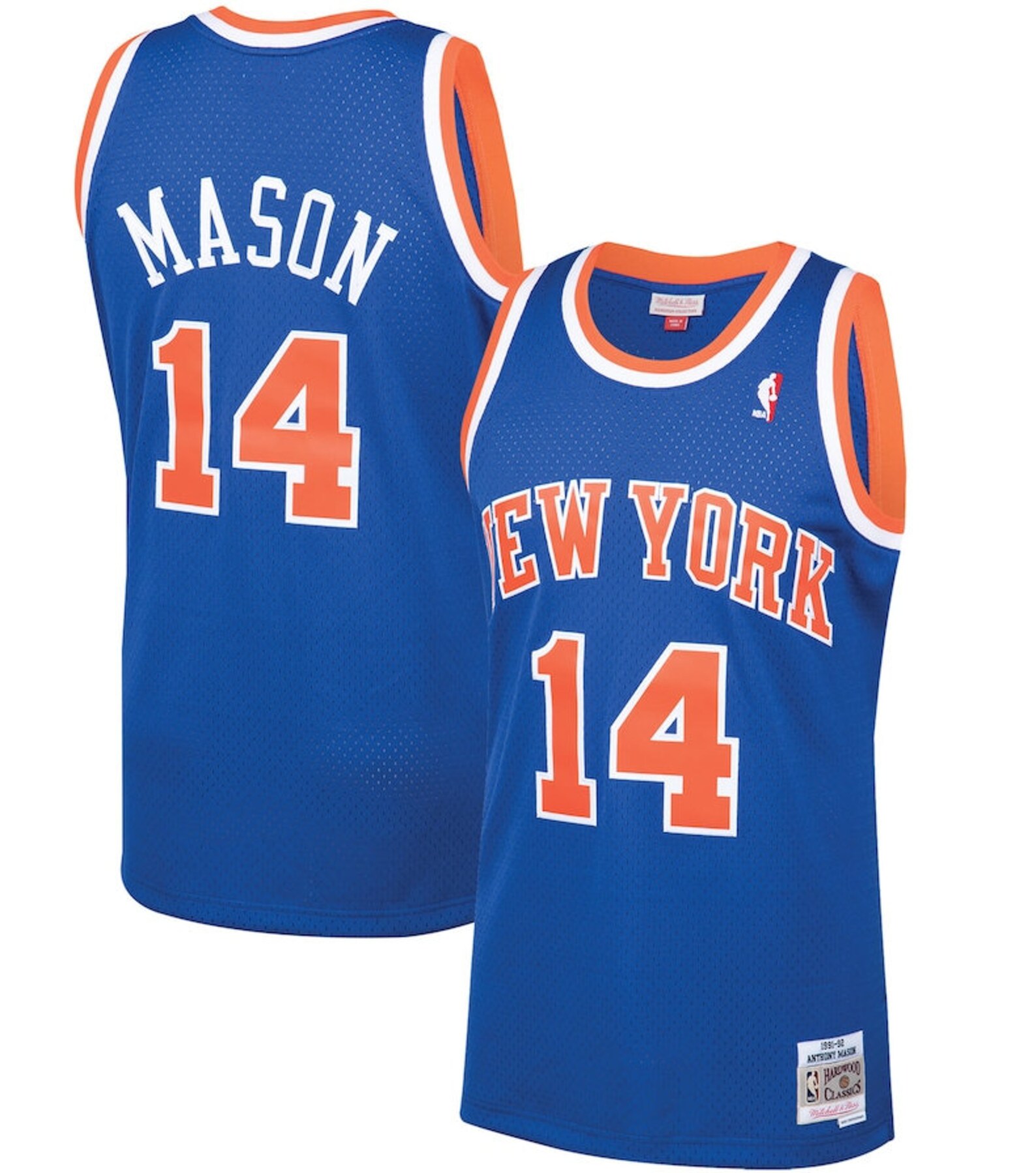 Anthony Mason New York Knicks 199192 Hardwood Classics Etsy