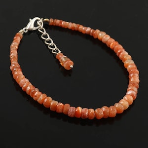 100%  Sunstone Bracelet, Gemstone Bracelet, Handmade Gemstone Jewelry, Sunstone Gemstone Christmas day gift