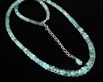 Collana Acquemarine, Oro Bianco E Diamanti Naturali - Foto 10