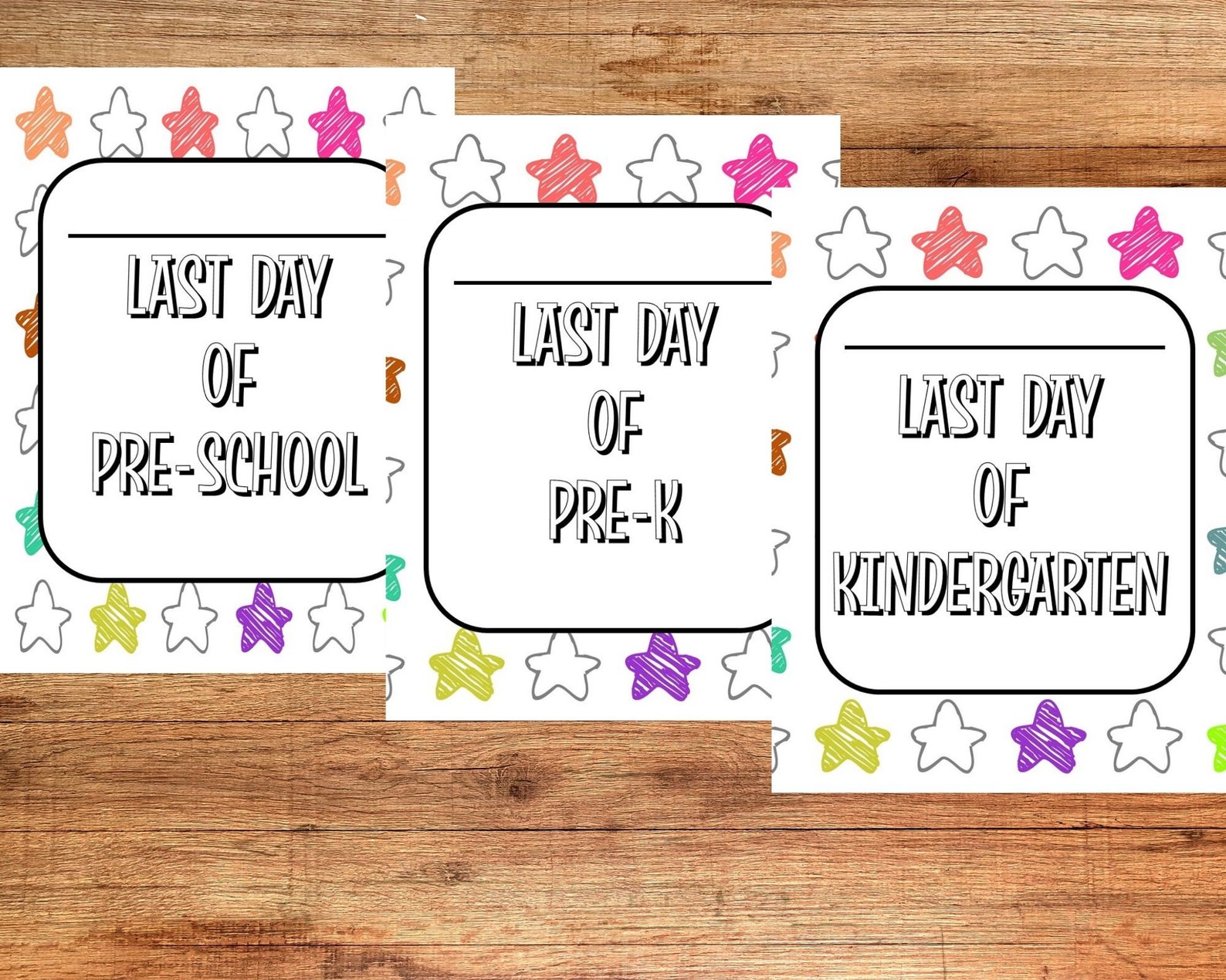 Printable Last Day of School Activities and Last Day Signs, Homeschool ...