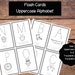 Printable Alphabet Flash Cards, Uppercase Alphabet, Traceable ...