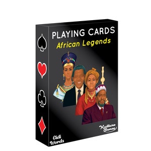 African Legends Playing Cards