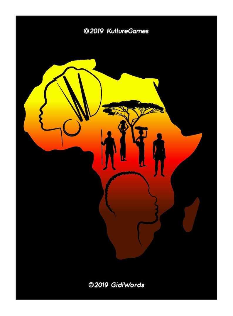 Carte da gioco delle leggende africane immagine 8