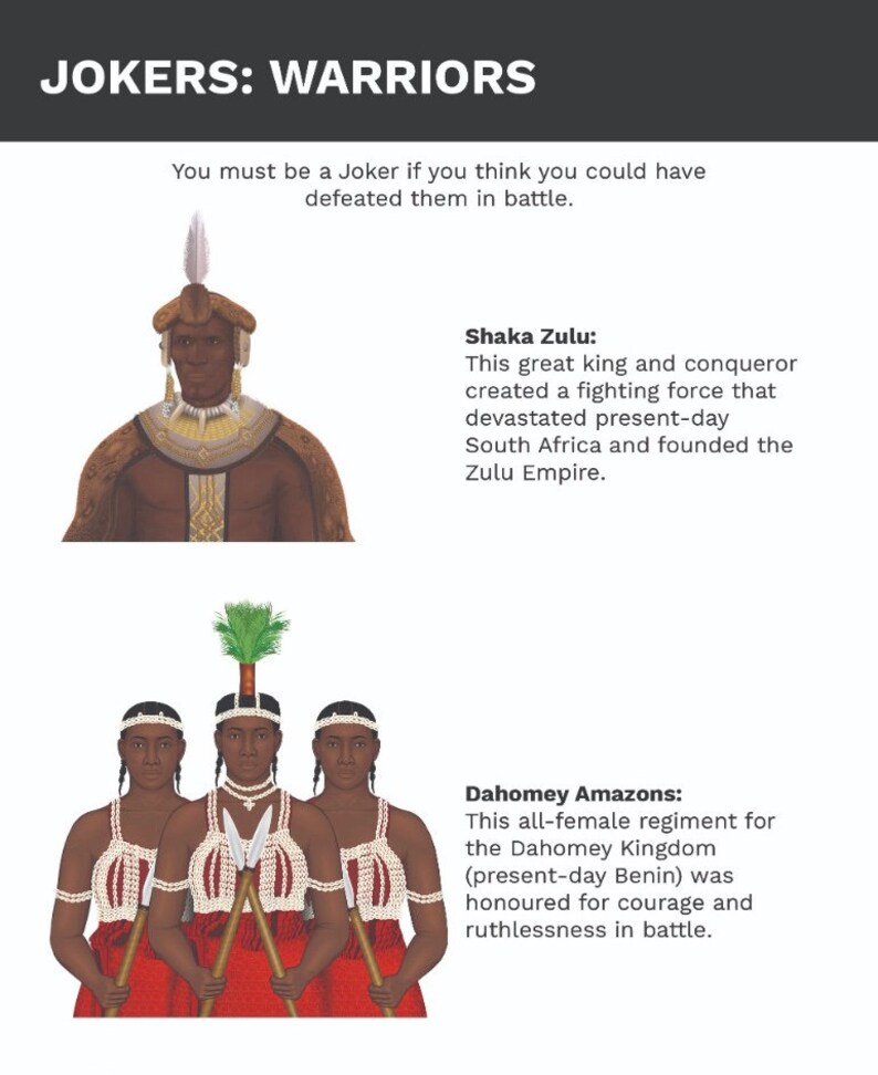 Carte da gioco delle leggende africane immagine 6