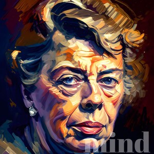 Eleanor Roosevelt Oil Painting Art Print Portrait POSTER 3 | History ...