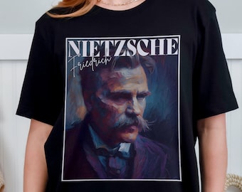Tシャツデザイン | フリードリヒ・ニーチェの肖像 | 哲学Tシャツ